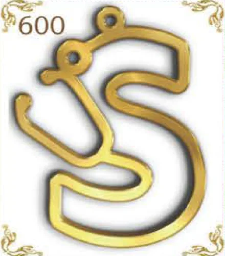Design 600 — S, a custom gold pendant cut by Royal Jewelry