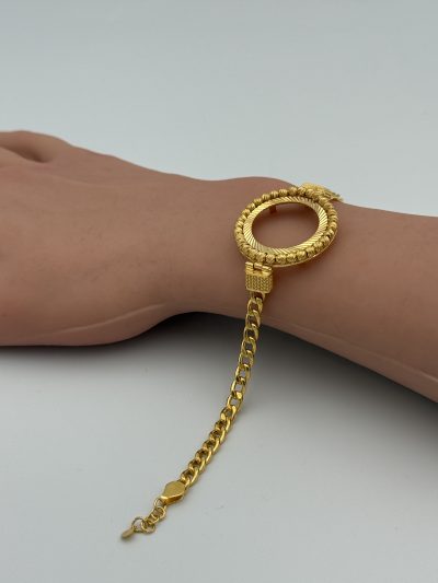 21K Gold Lira Himo Bracelet
