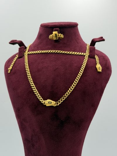 21K Gold Chain Set — 21K gold, Royal Jewelry