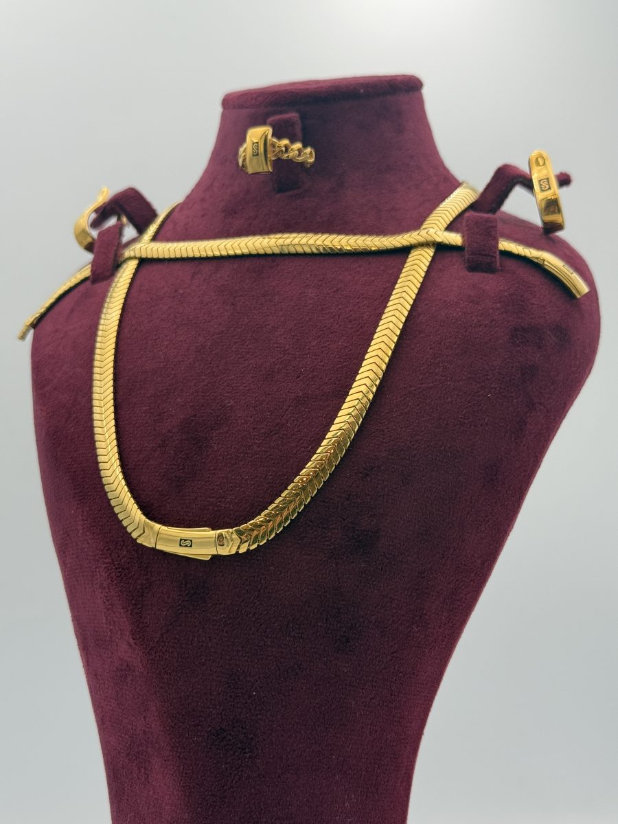 21K Gold Chain Set