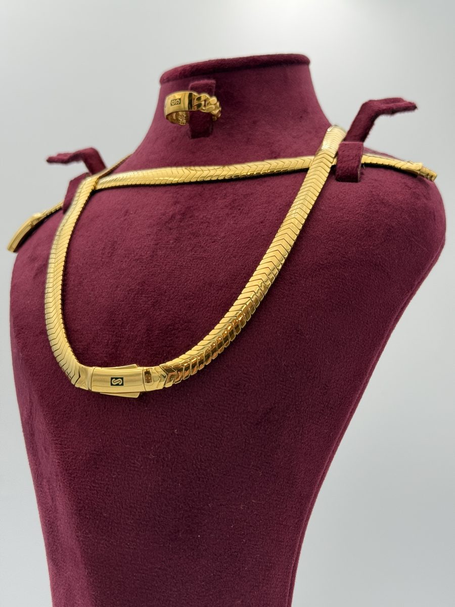 21K Gold Chain Set