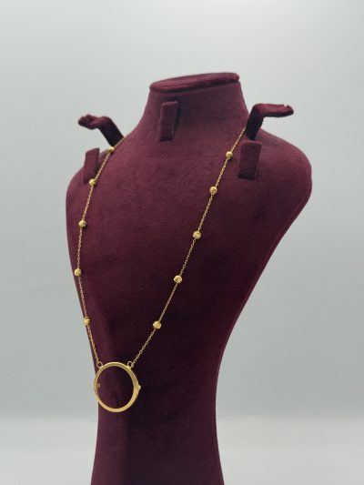 21K Gold Lira Necklace