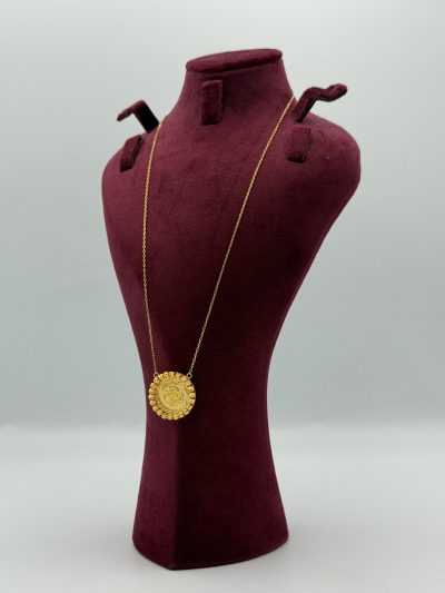 21K Gold Lira Necklace