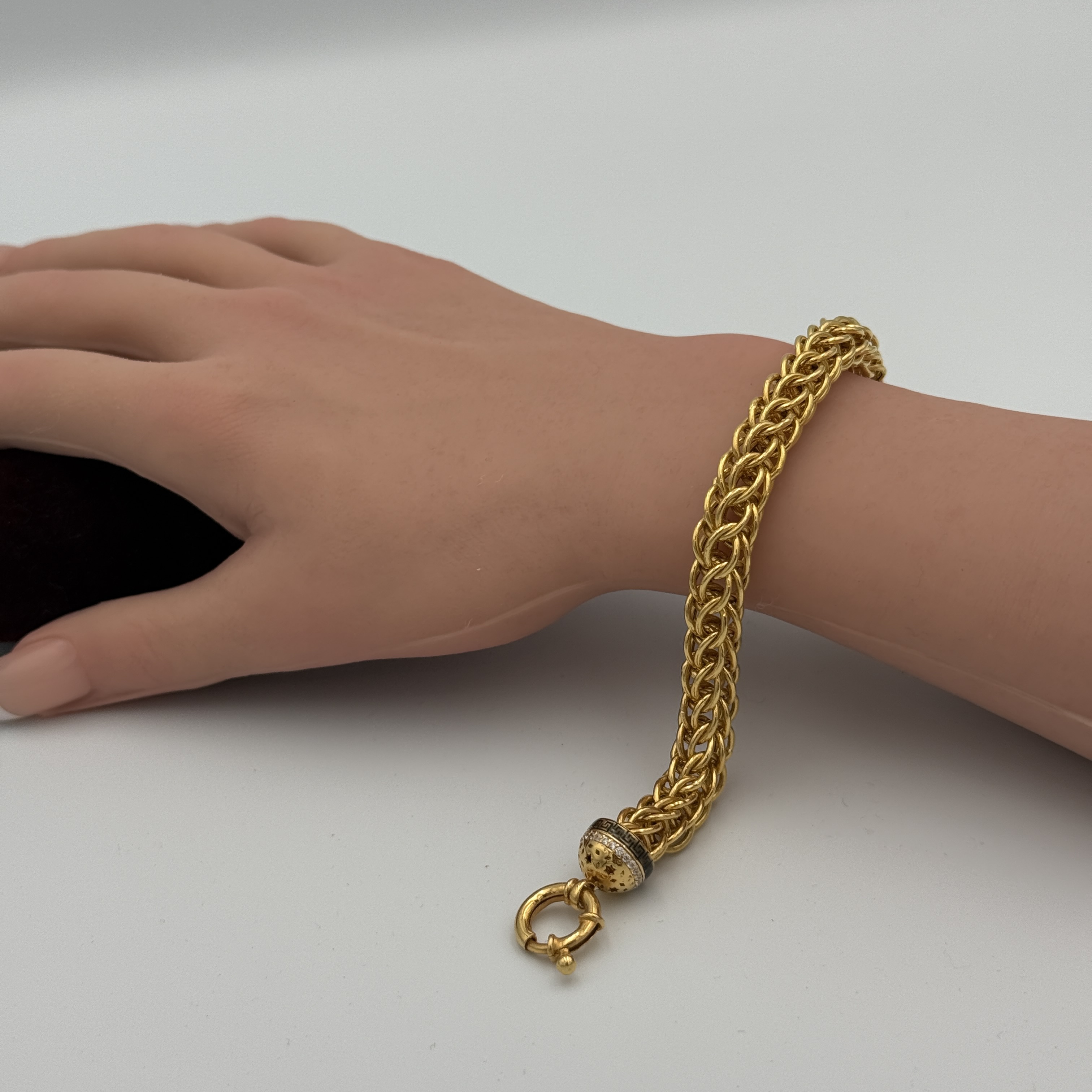 21K Gold Links Bracelet