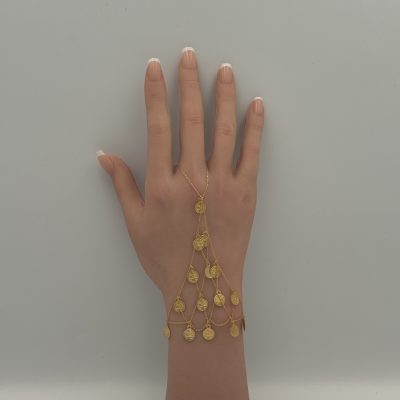 21K Gold Coins Bracelet — 21K gold, Royal Jewelry