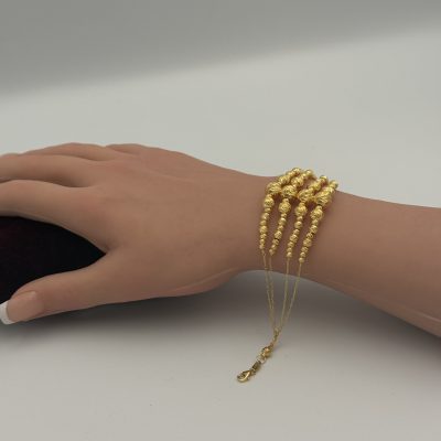 21K Gold Bolls Bracelet — 21K gold, Royal Jewelry