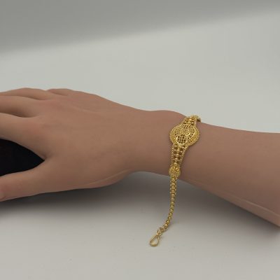 21K Gold Indian Bracelet — 21K gold, Royal Jewelry
