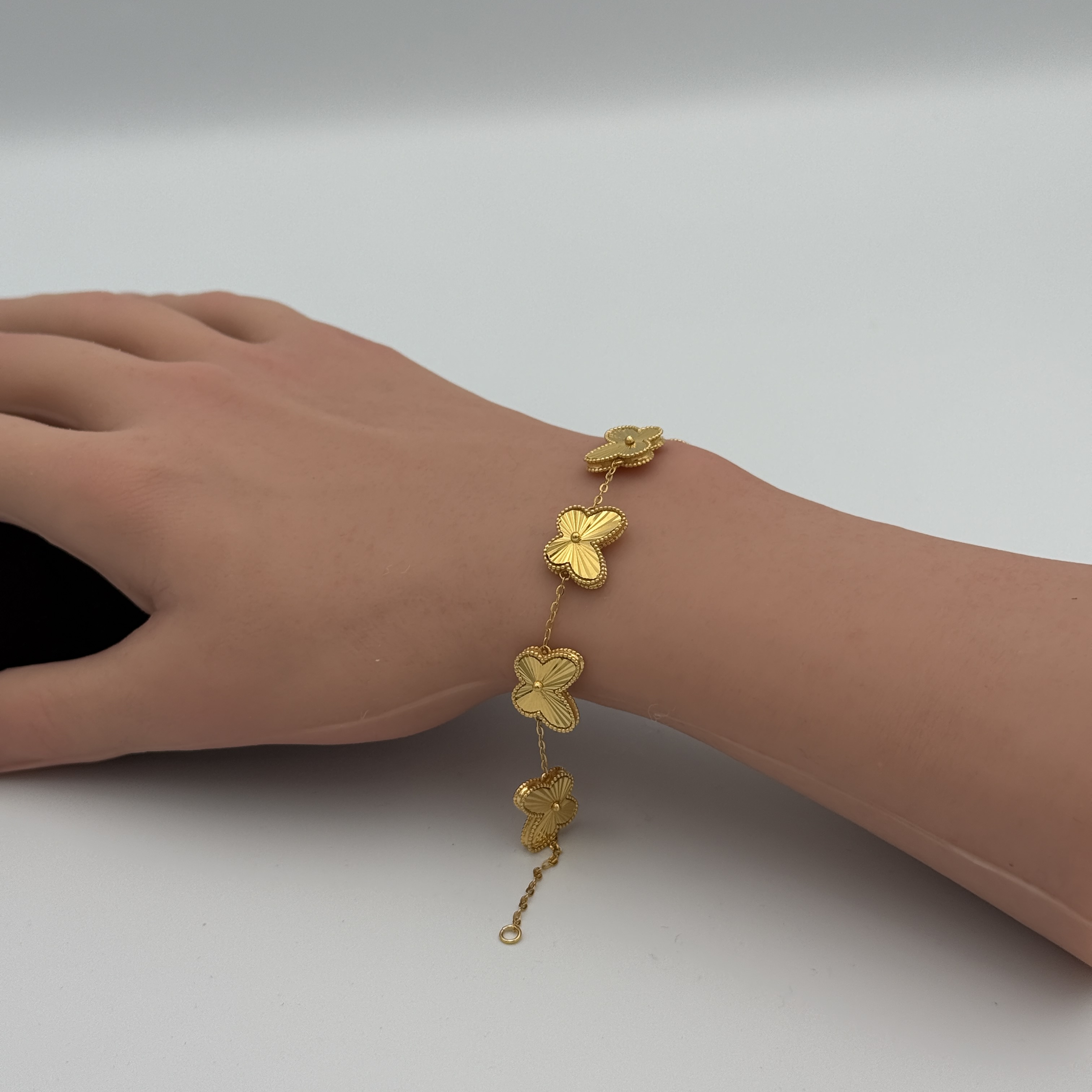21K Gold Butterfly Bracelet