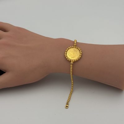 21K Gold Turkish Bracelet — 21K gold, Royal Jewelry