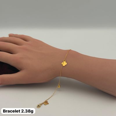 21K Gold Stars Bracelet — 21K gold, Royal Jewelry