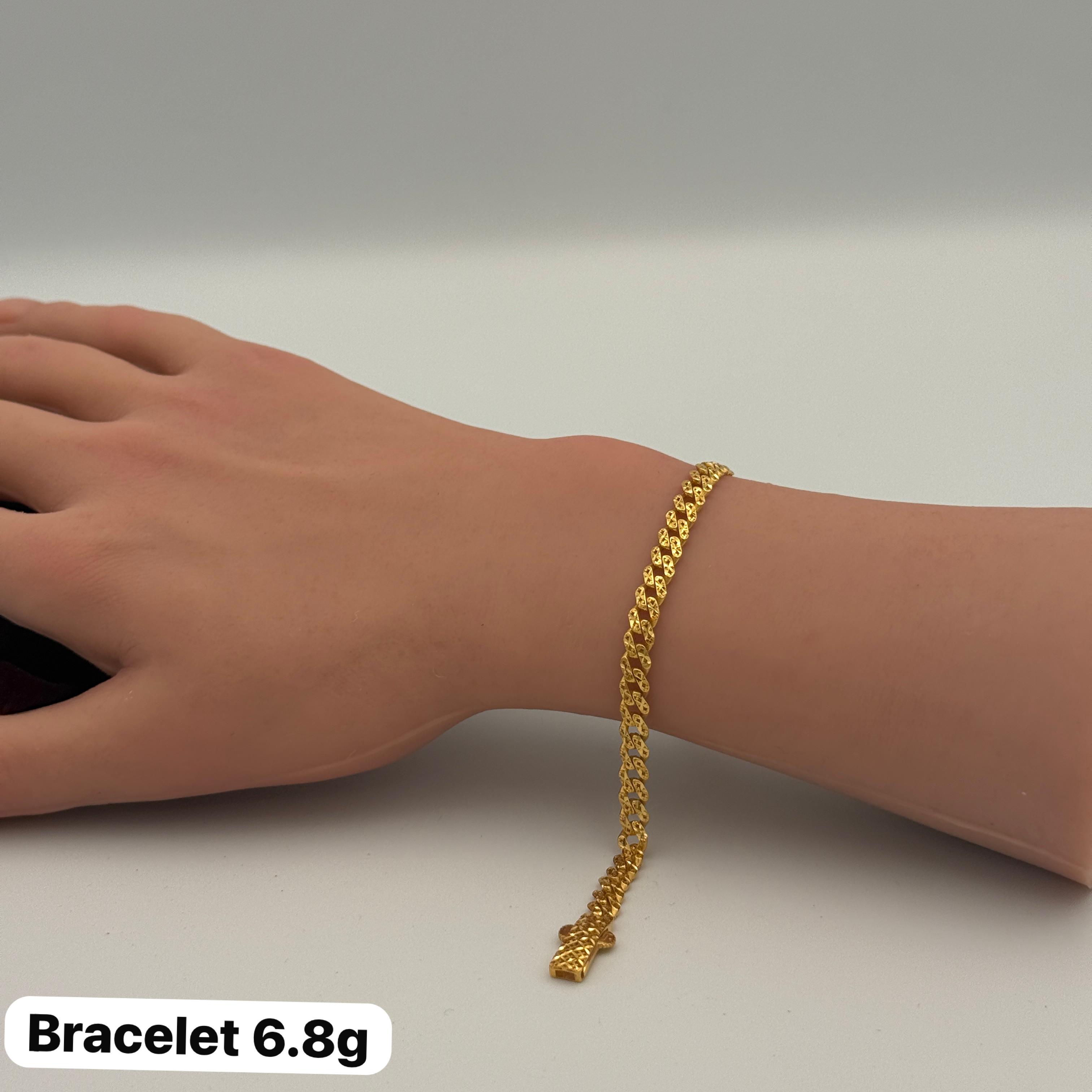 21K Gold Links Bracelet