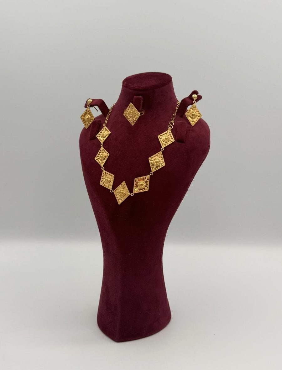 21K Gold Diamond Set