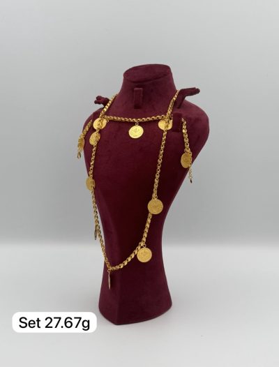 21K Gold Coin Set — 21K gold, Royal Jewelry