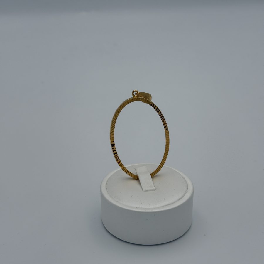 21K Gold Frame Pendant
