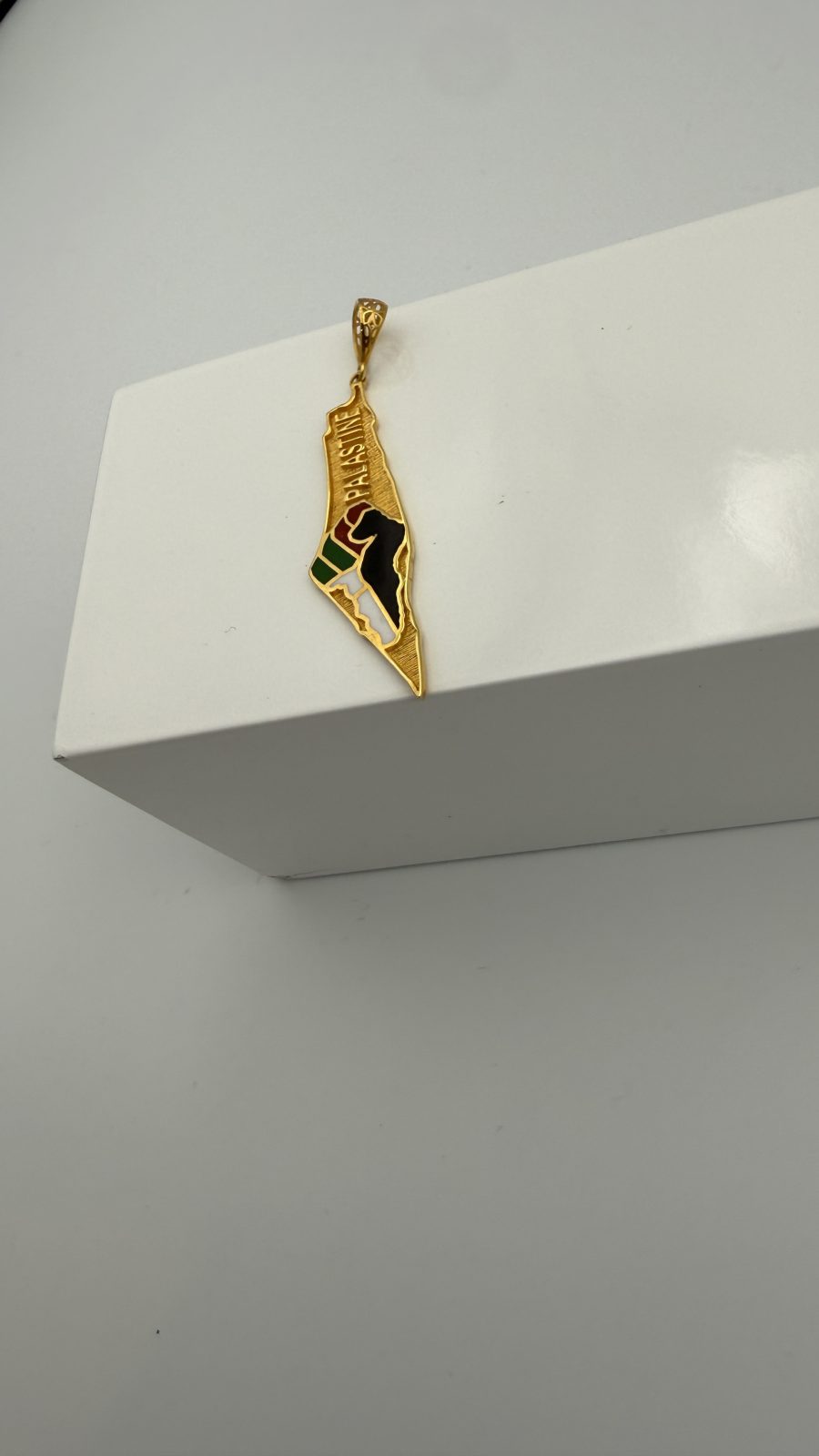 21K Gold Palestine Pendant