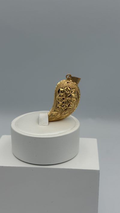 21K Gold Loza Pendant — 21K gold, Royal Jewelry