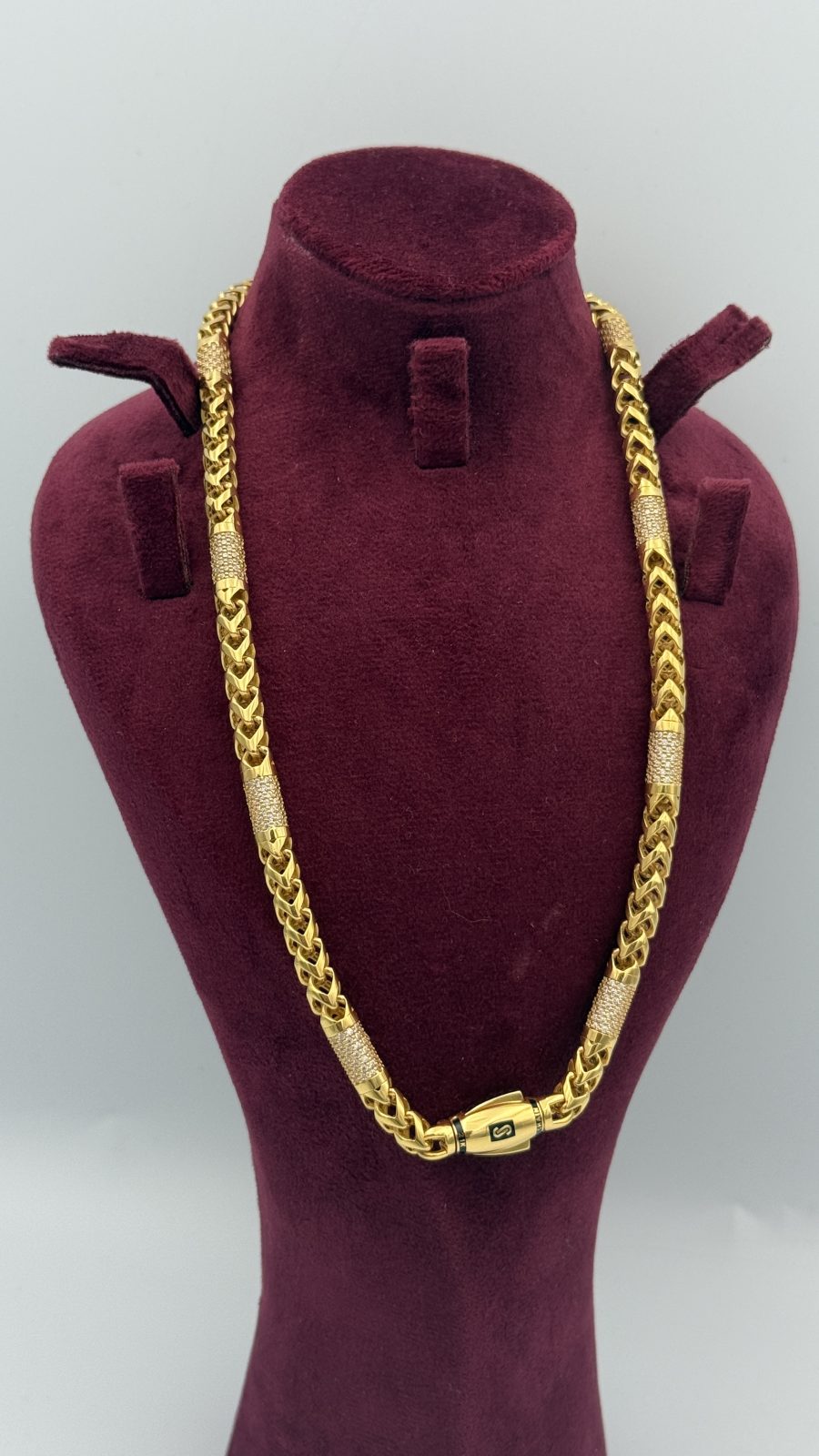 21K Gold Cuban Necklace