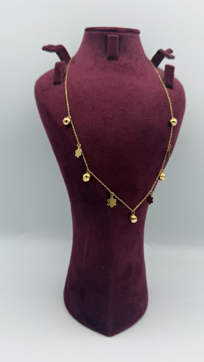 21K Gold Star Necklace — 21K gold, Royal Jewelry