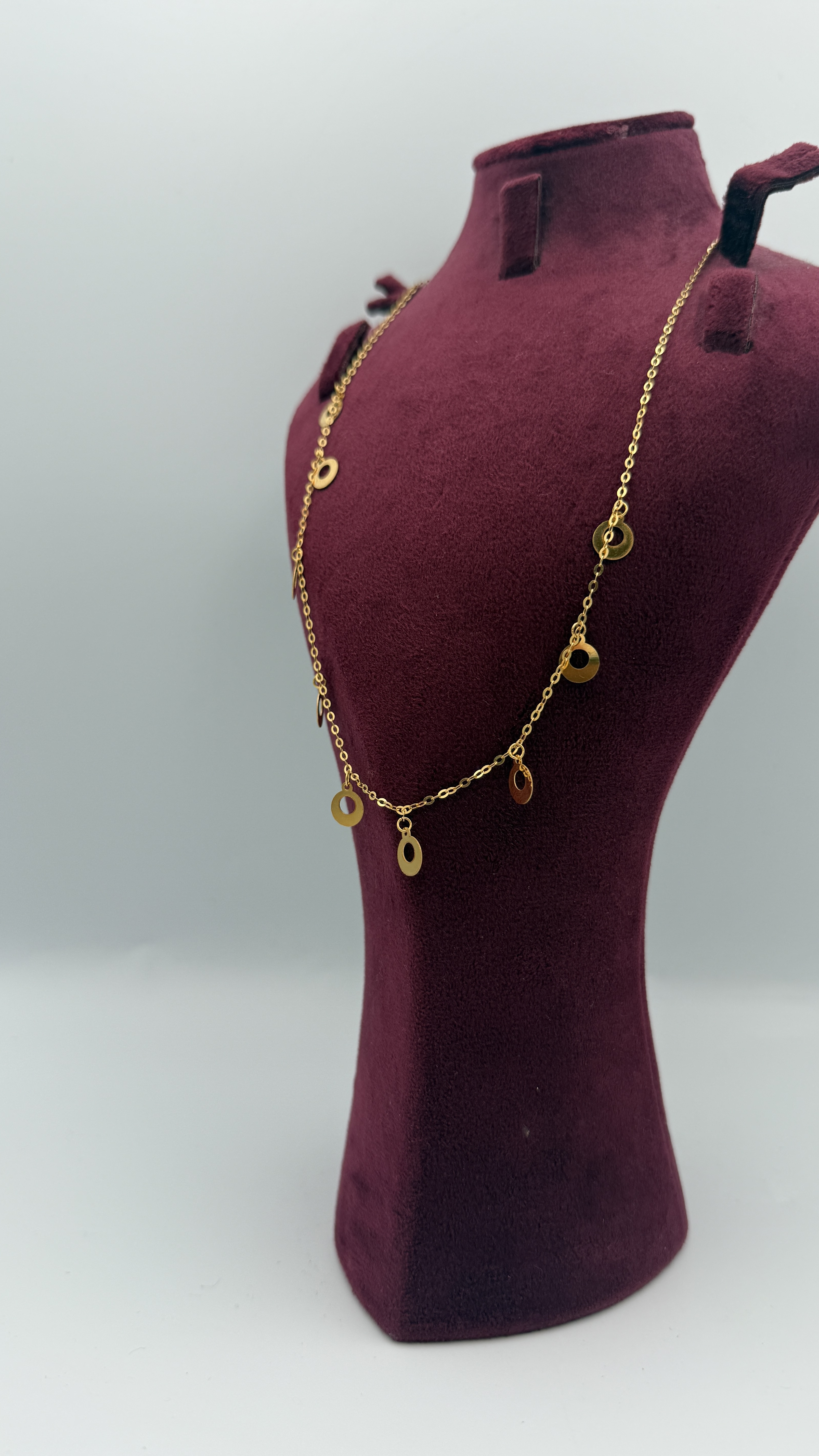 21K Gold Coin Necklace