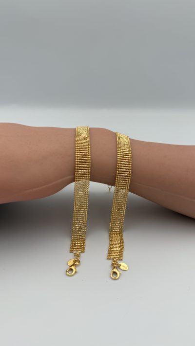 21K Gold Fancy Rol Bracelet — 21K gold, Royal Jewelry
