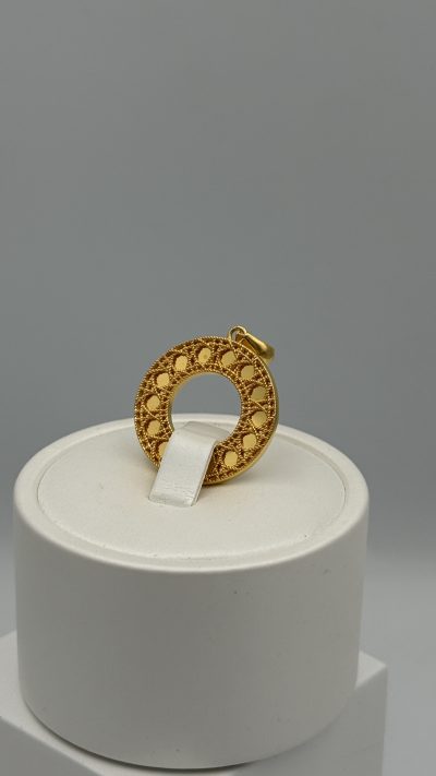 21K Gold Pendant — 21K gold, Royal Jewelry