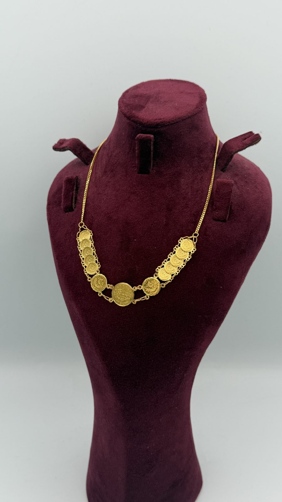 21K Gold Coin Necklace