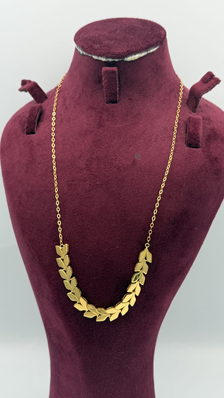 21K Gold Leafs Necklace