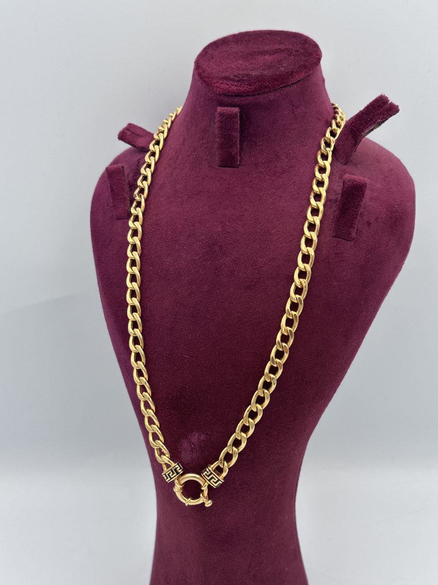 21K Gold Cuban Link Chain
