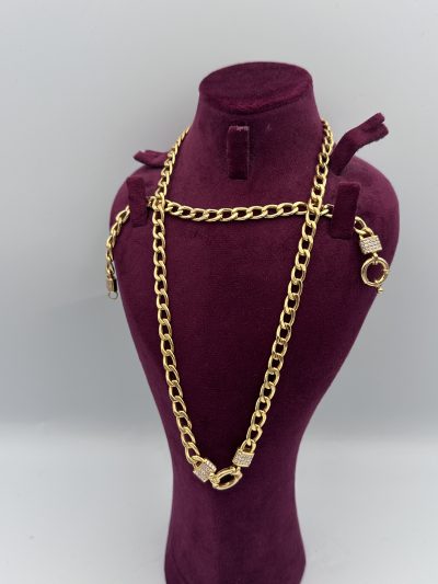 21K Gold Cuban Link Chain — 21K gold, Royal Jewelry