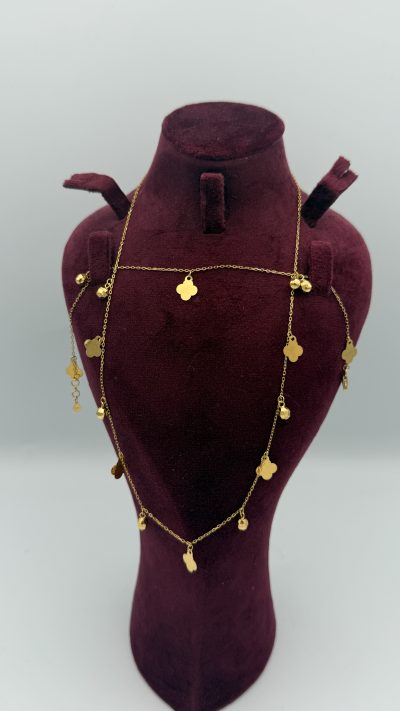 21K Gold Coin Necklace — 21K gold, Royal Jewelry