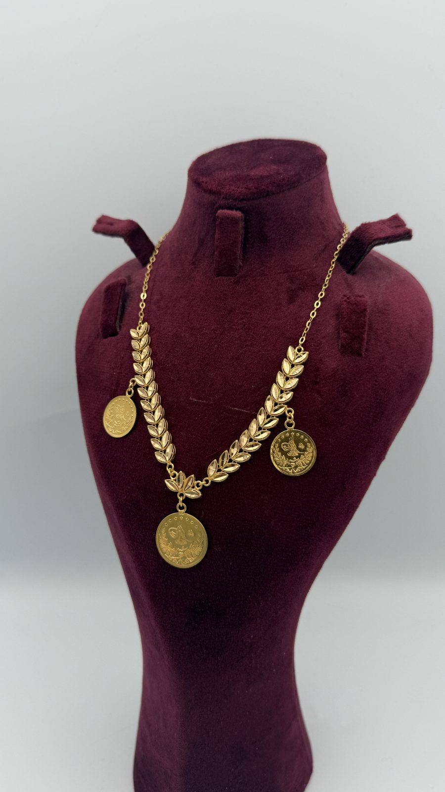 21K Gold Coin Necklace