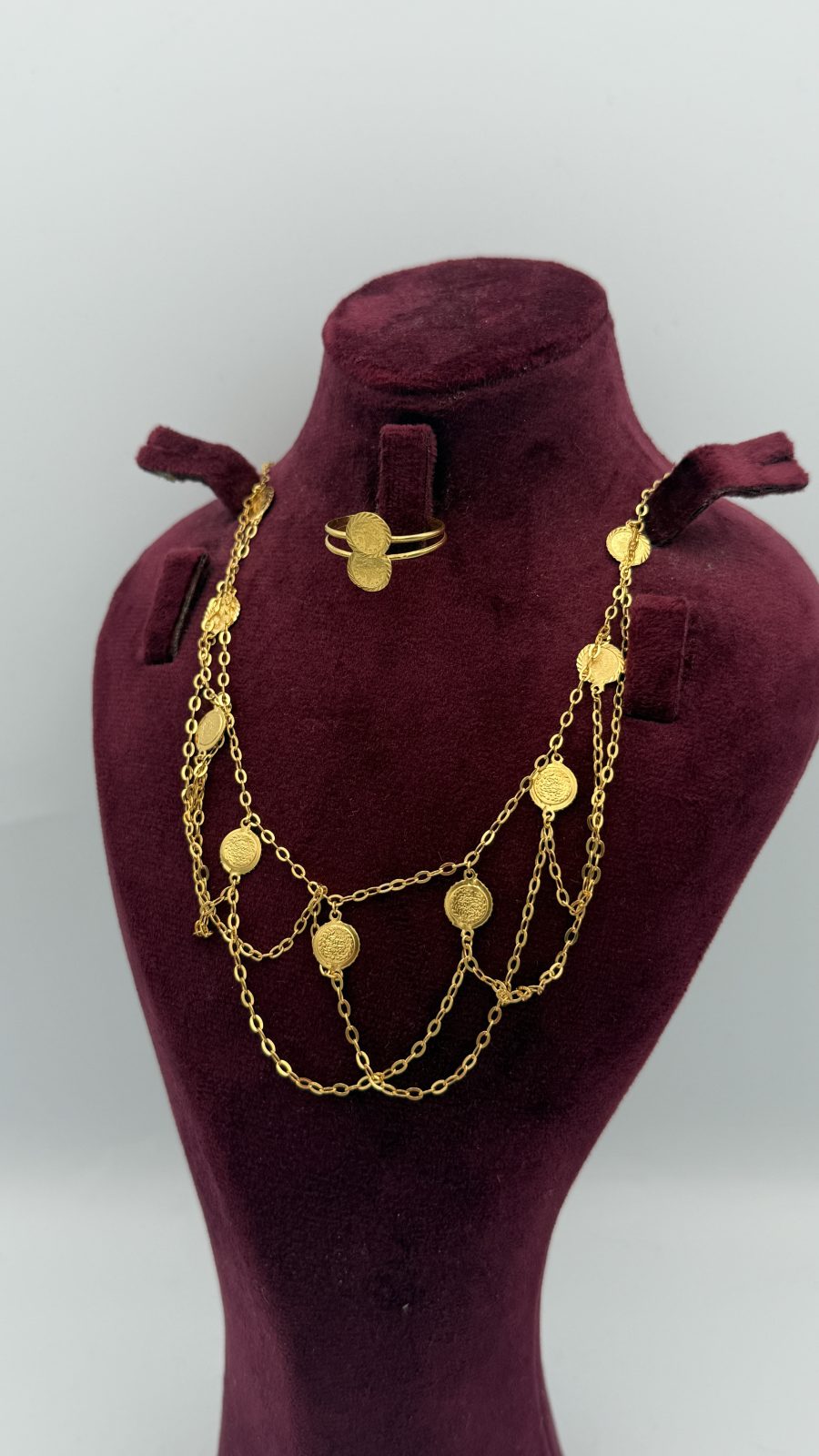 21K Gold Coin Necklace