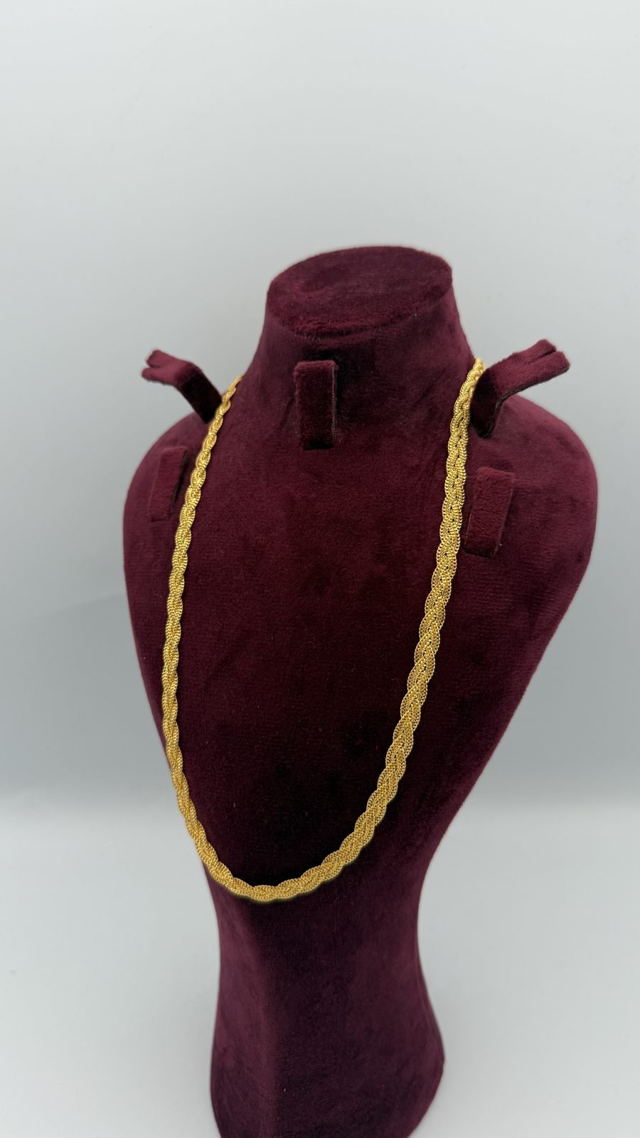 21K Gold Rope Necklace