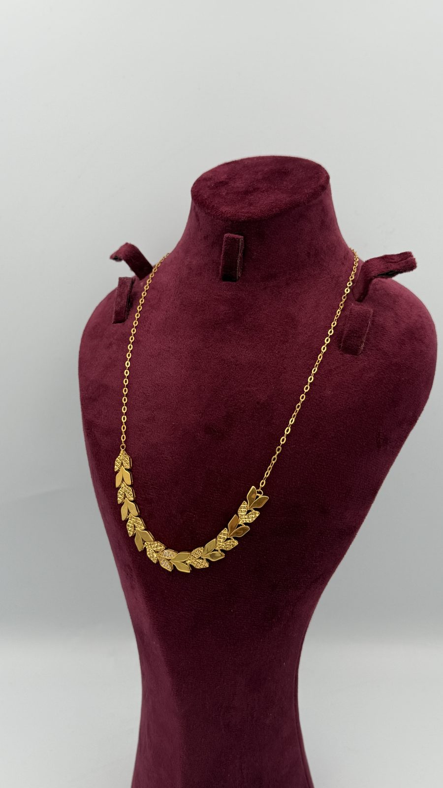 21K Gold Leaf Necklace