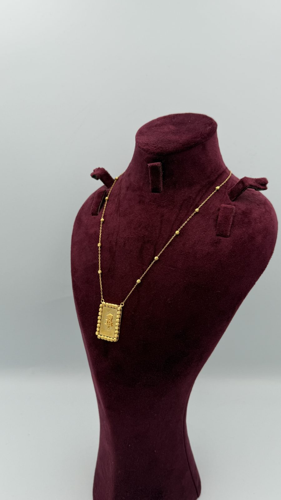21K Gold Flower Necklace