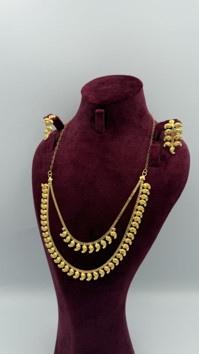 21K Gold Fancy Necklace — 21K gold, Royal Jewelry