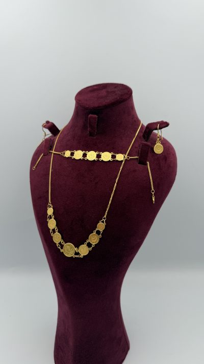 21K Gold Coin Set — 21K gold, Royal Jewelry