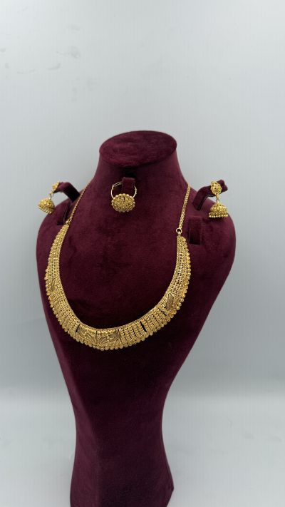 21K Gold Fancy Necklace — 21K gold, Royal Jewelry