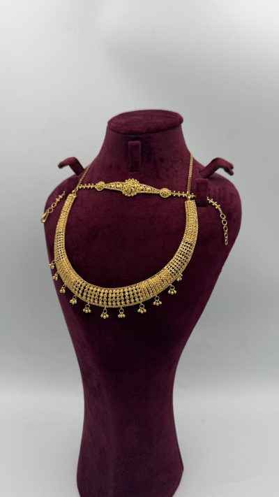 21K Gold Fancy Necklace — 21K gold, Royal Jewelry