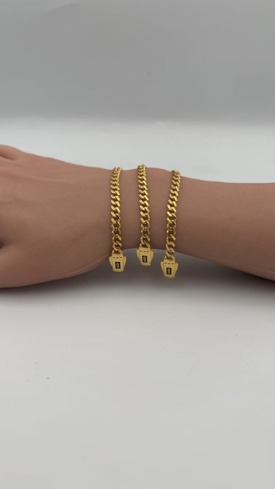 21K Gold Cuban Link Bracelet — 21K gold, Royal Jewelry